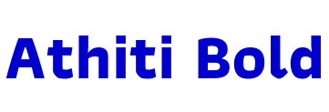 Athiti Bold fuente
